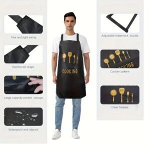 Polyester Apron – Perfect for Chefs and Restaurant Servers! - Image 4