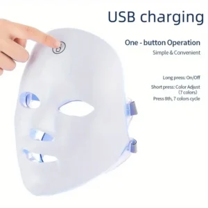 7-Color LED Facial Mask: Your Secret to Youthful Skin and Age-Defying Beauty!
