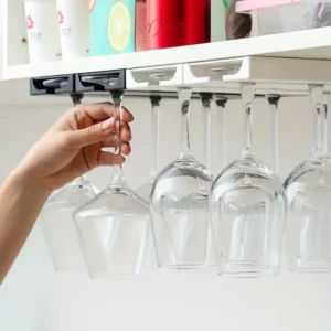 Wine Glass Holder Stylish Storage Solution (1pc) - Image 2