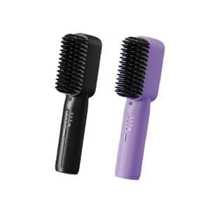 Portable Cordless Hair Straightener Brush