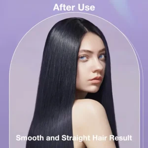 Portable Cordless Hair Straightener Brush - Image 11