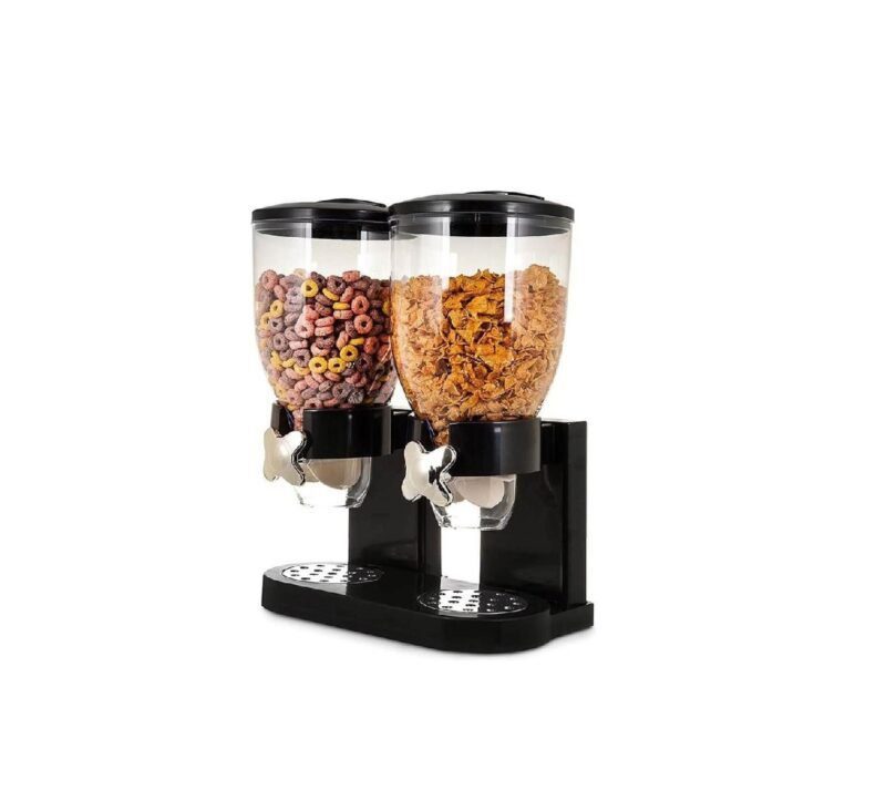 DualSnack Keeper - 2-in-1 Cereal & Snack Storage