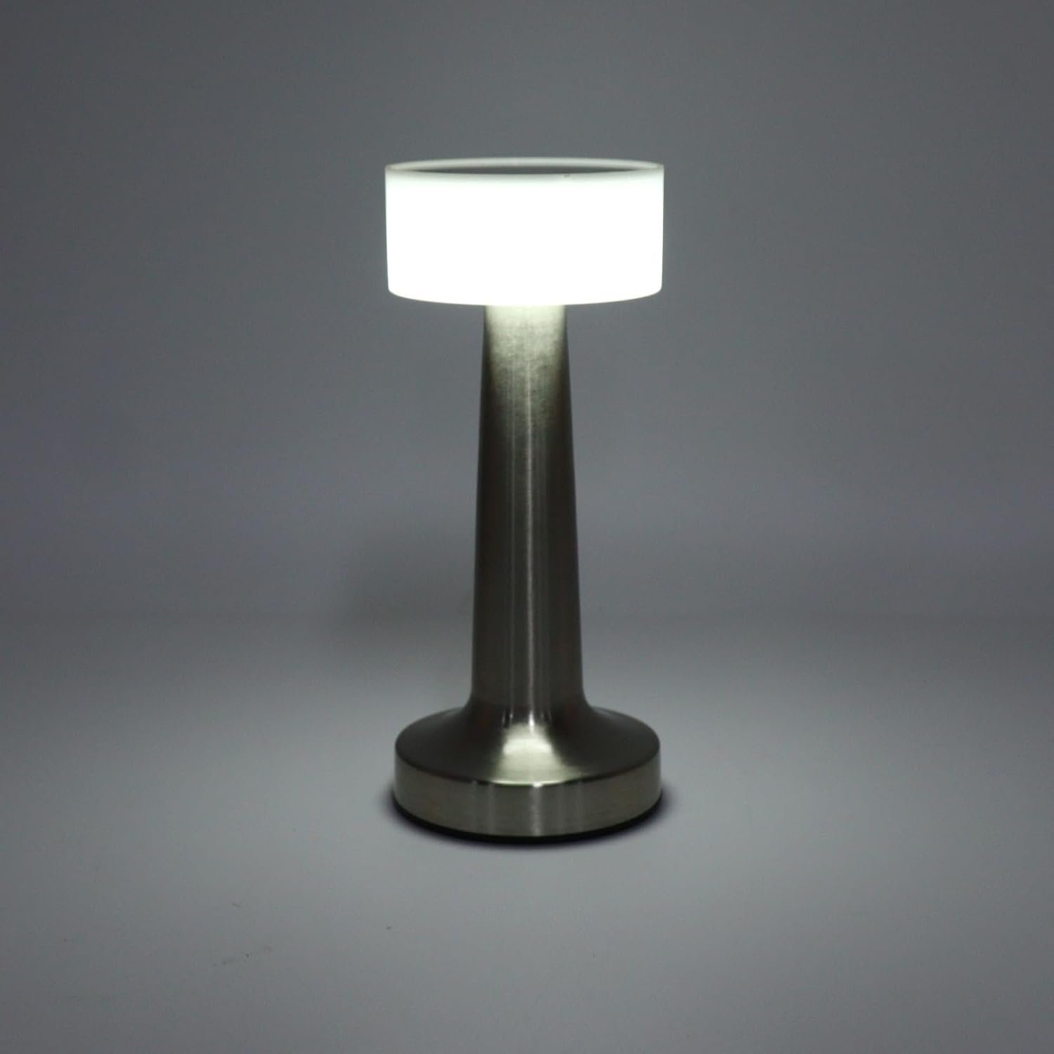 Portable Metal LED Table touch Lamp Silver! - Image 4