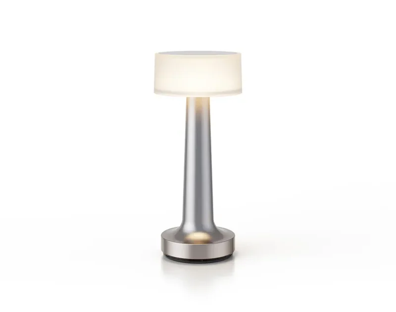 Portable Metal LED Table touch Lamp Silver!