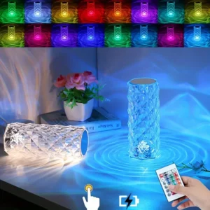 RGB Touch Sensor Crystal Table Lamp! - Image 4