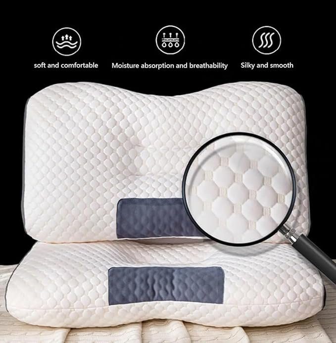 1\2pcs Knitted Thin Pillow with Cervical Neck Protection! Best seller! - Image 4
