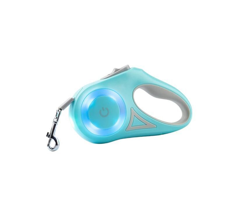 Retractable Dog Leash With Flashlight!