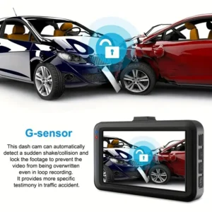 Drive Safer : Dash Cam Night Vision Driving Recorder - Image 2