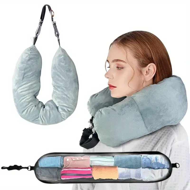 Travel pillow that can be filled with clothes! BEST SELLER 2024!