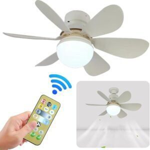 Stylish Ceiling Fan Light with Remote Control