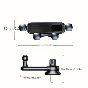 360° Rotatable Gravity Car Mobile Phone Bracket! - Image 8
