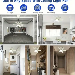 Stylish Ceiling Fan Light with Remote Control - Image 4