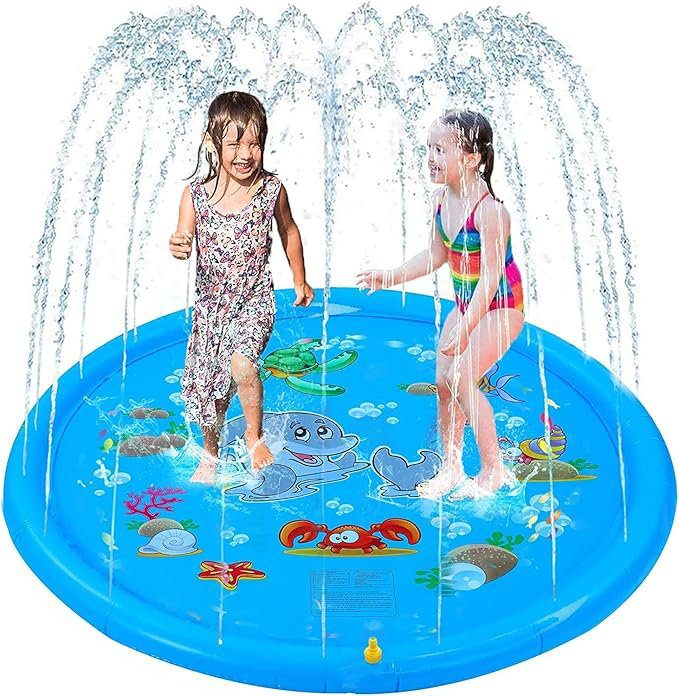 Summer Fun with the Water Spray Mat!