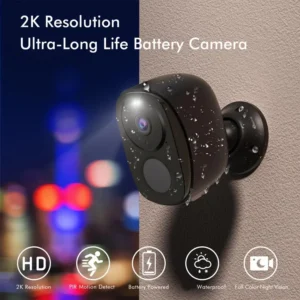 Camera Waterproof Solar Battery Security - Image 8