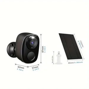 Camera Waterproof Solar Battery Security - Image 3
