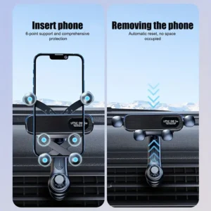 360° Rotatable Gravity Car Mobile Phone Bracket! - Image 2