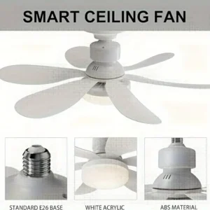 Stylish Ceiling Fan Light with Remote Control - Image 2