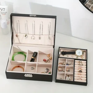 Chic Jewelry Organizer with Lock - Image 4