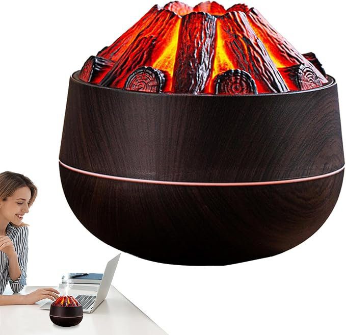 Mini Wood Fireplace Humidifier! (1pc) - Image 2